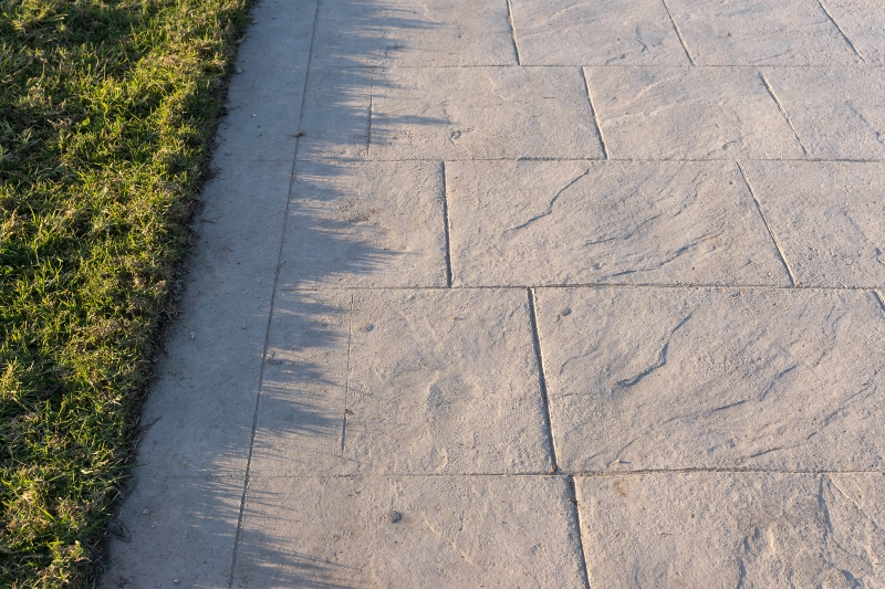 Stamped concrete 